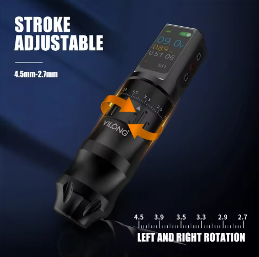 "MAQUINA ROTATIVA PEN INALÁMBRICA STROKE AJUSTABLE"